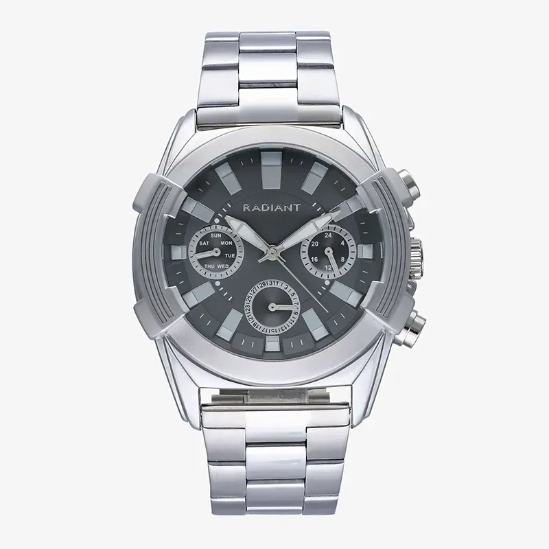 Reloj Hombre Continental 44MM Gris SS Brazalete, Acero, Gris Radiant