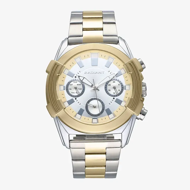 Reloj Hombre Continental 44MM SS Bicolor Brazalete, Acero, Oro Radiant