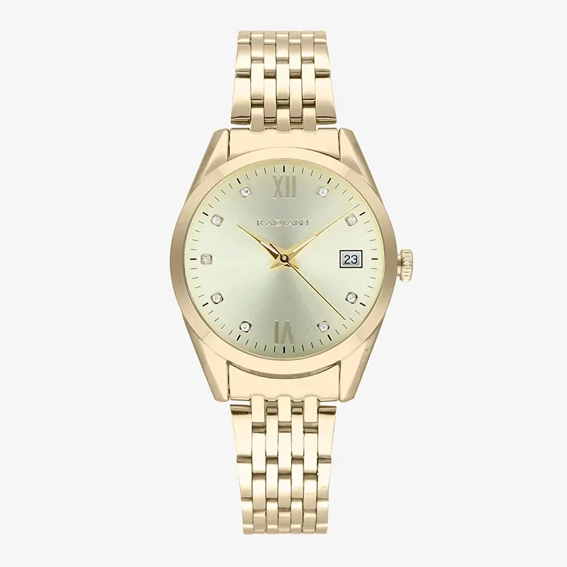 Radiant Legacy Reloj de Mujer Dorado Brazalete Acero