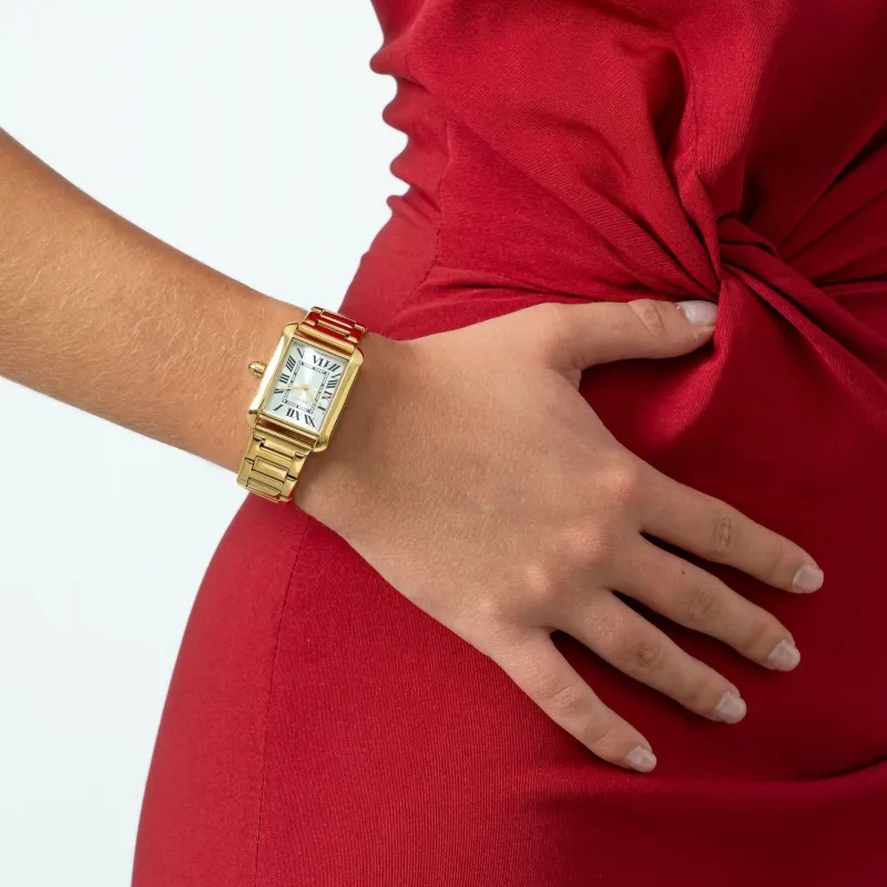 Reloj Nicole Brazalete Dorado