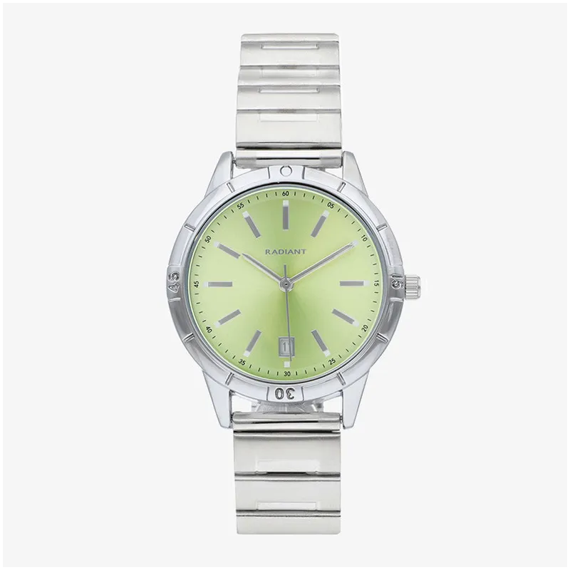 Reloj Mujer Kim Verde Plateado