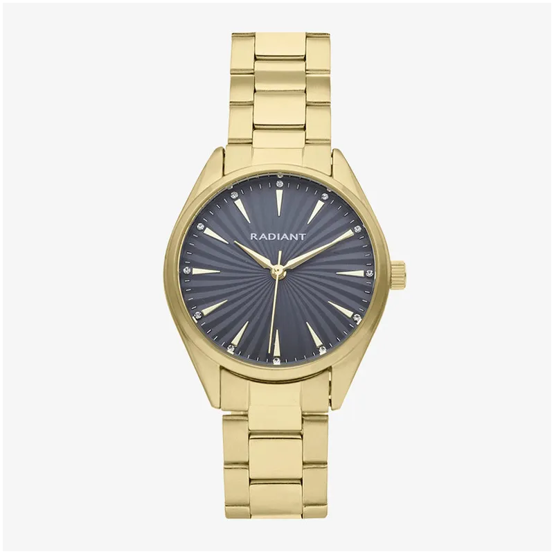 Reloj Mujer Gris Dorado