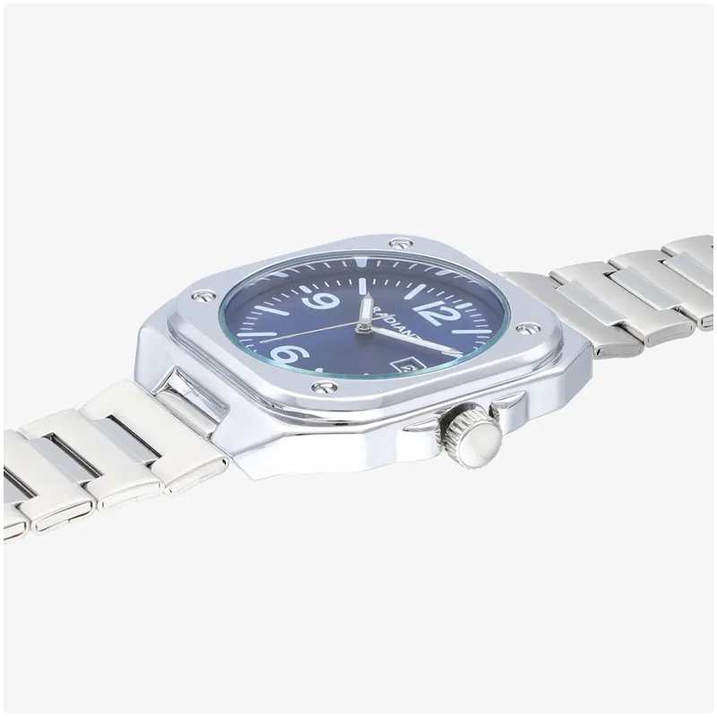 Reloj Hombre Vittorio Azul Plateado