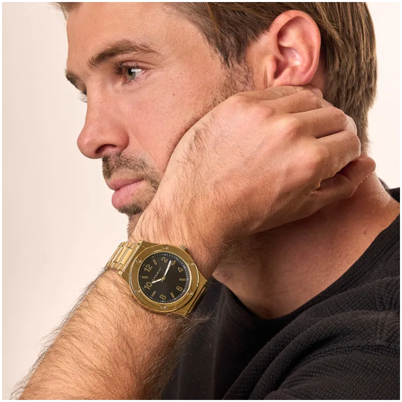 Reloj Hombre Marcello Dorado