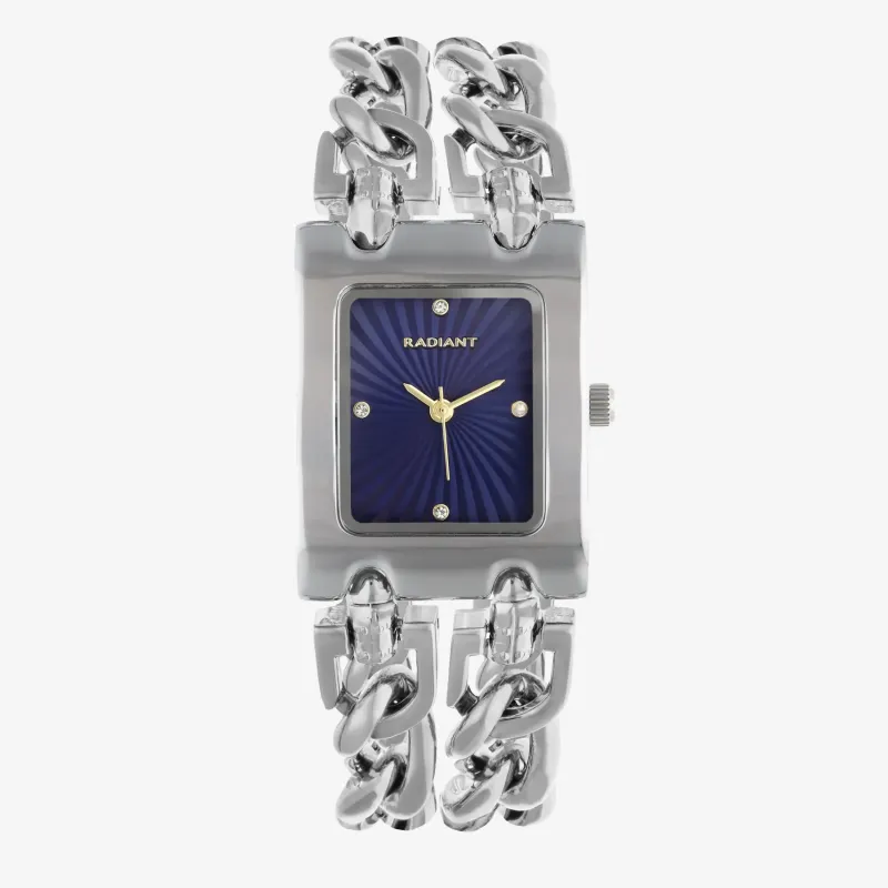 Reloj Mujer Donatella Azul Plateado | Radiant