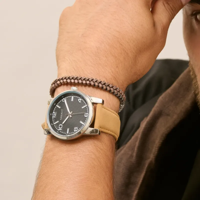 Reloj Hombre Johnny Correa Marrón | Radiant
