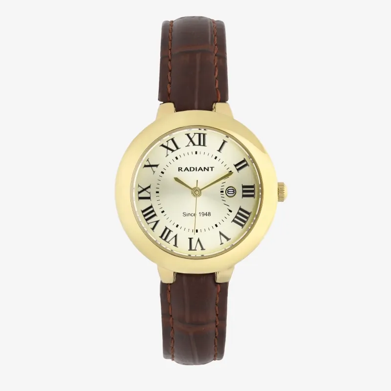 Reloj Mujer Golden Hour Marron | Radiant