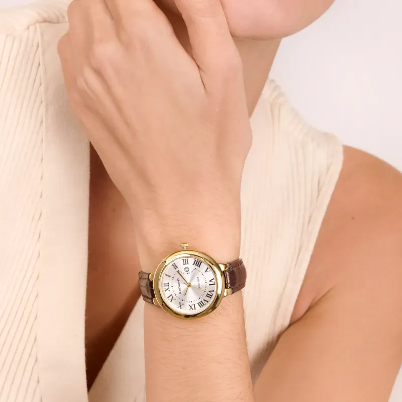 Reloj Mujer Golden Hour Marron | Radiant