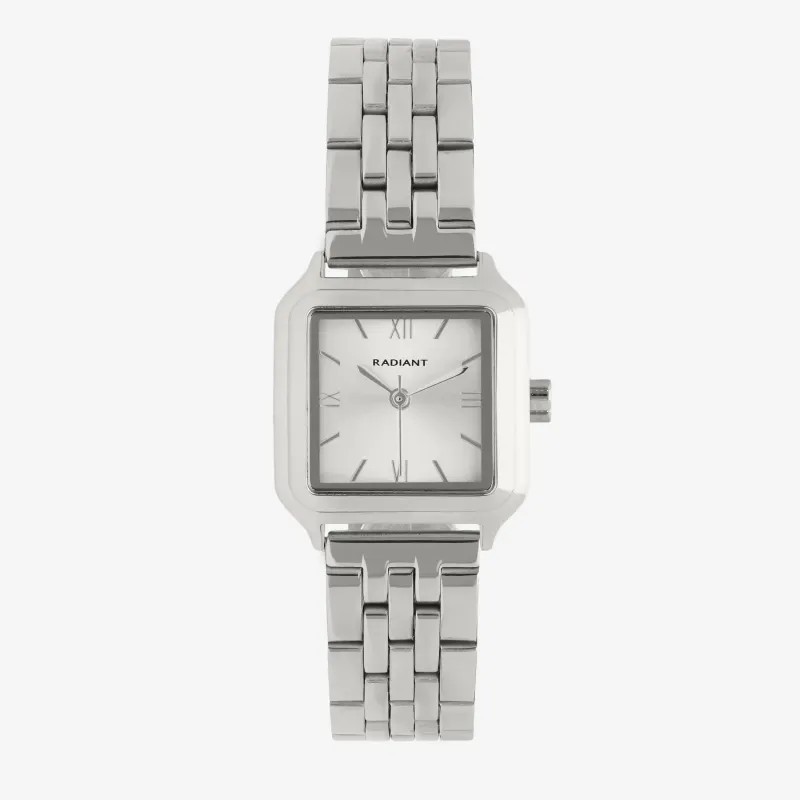 Reloj Mujer Coral Wave Plateado | Radiant