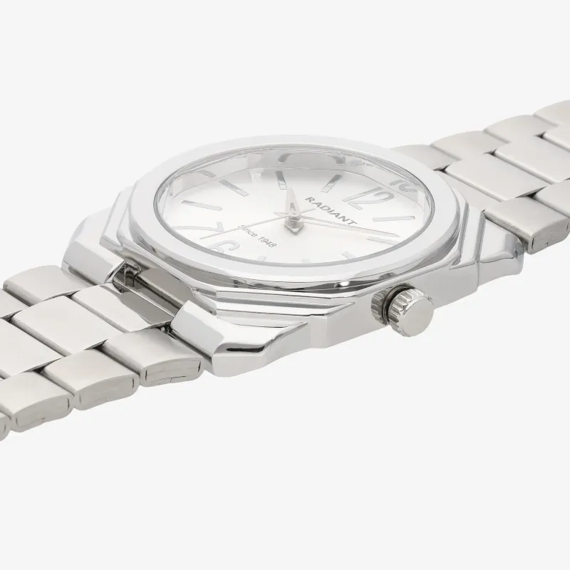 Reloj Mujer Horizon Line Plateado | Radiant