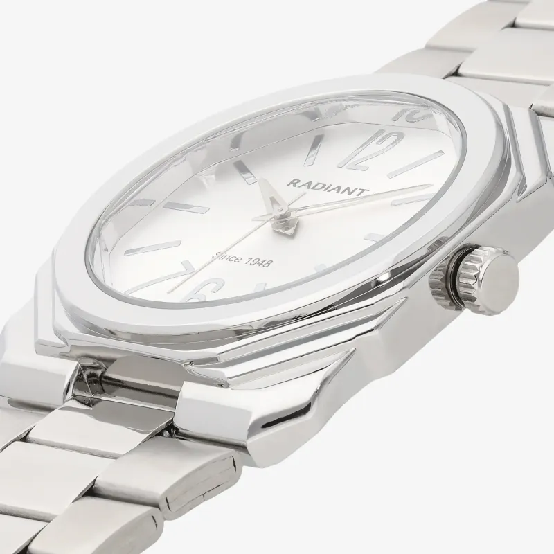 Reloj Mujer Horizon Line Plateado | Radiant