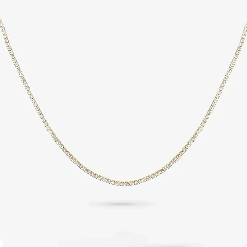 Collar Riviere Oro Blanco FREEDOM de Hombre RADIANT Joyas