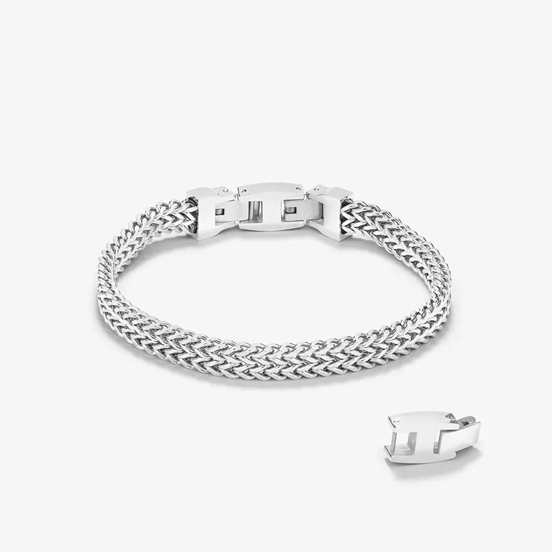 Pulsera Hombre Txema Plateado