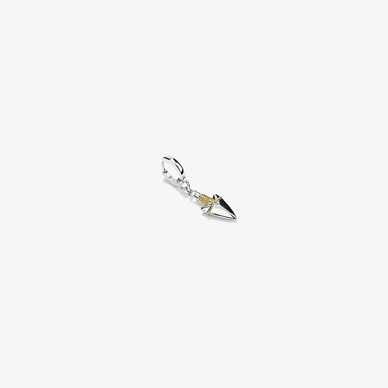 Pendiente Hombre Hunter Arrow Silver | Radiant