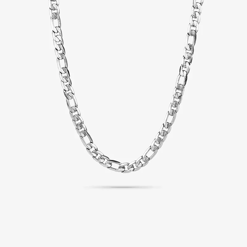 Collar Hombre Padlock Plateado | Radiant