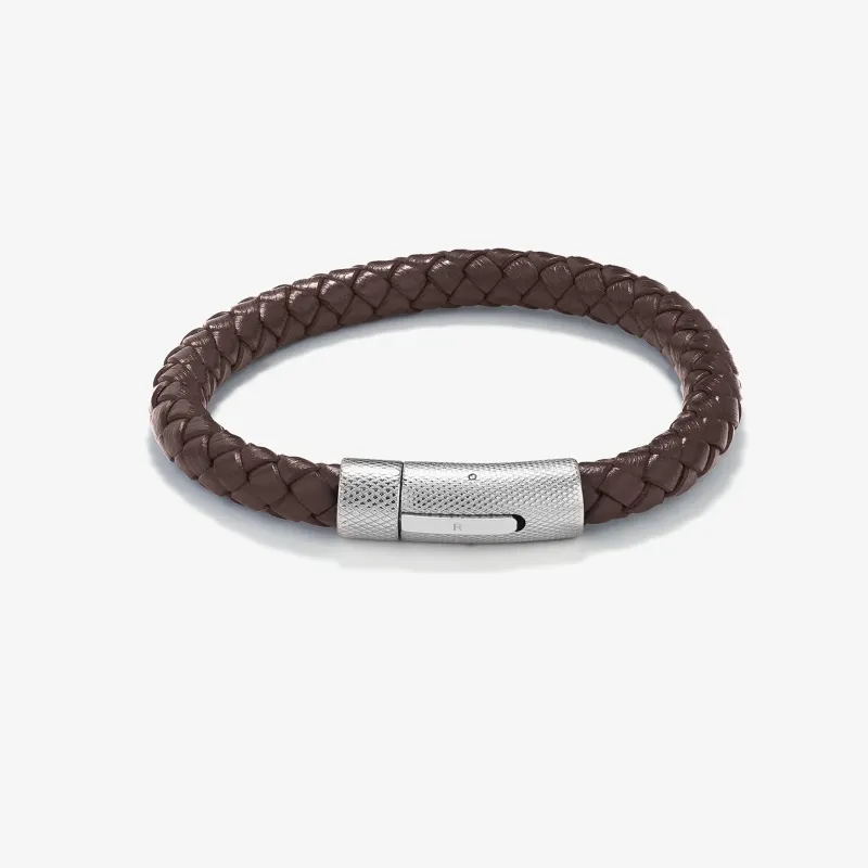 Pulsera Hombre Nature Cuero Marrón | Radiant