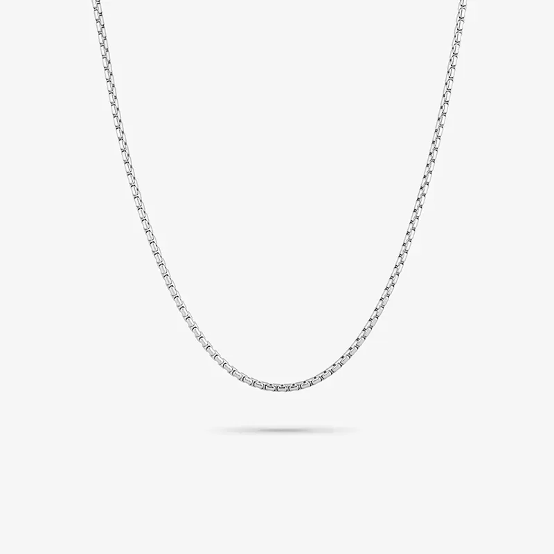 Collar Hombre Nusa Plata | Diseño Moderno y Atemporal