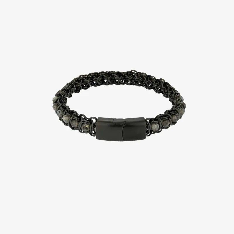 Pulsera Hombre Ulises Piedras Negro