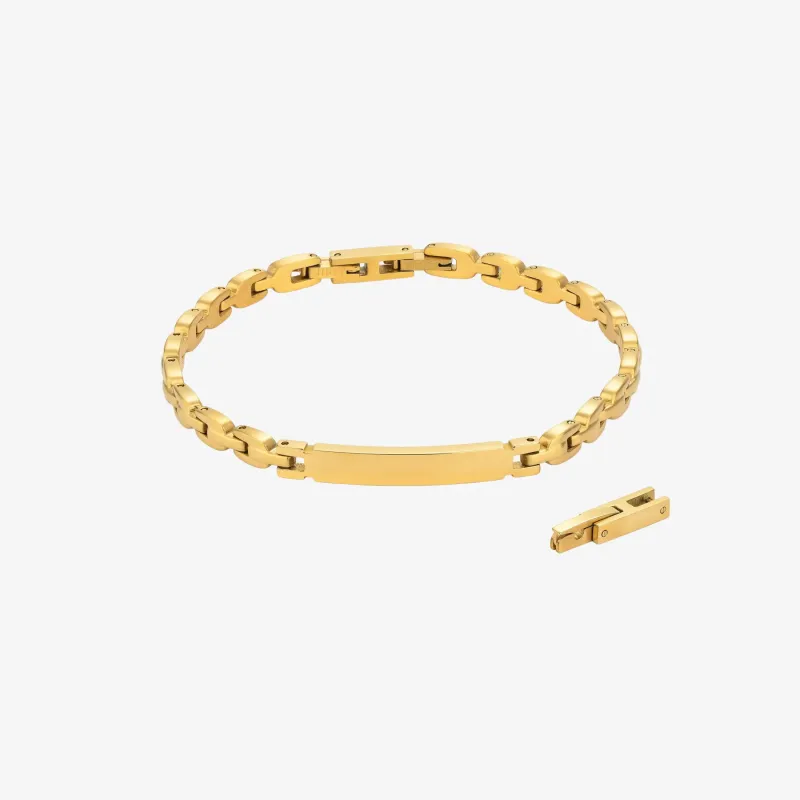 Pulsera Hombre Code Dorado