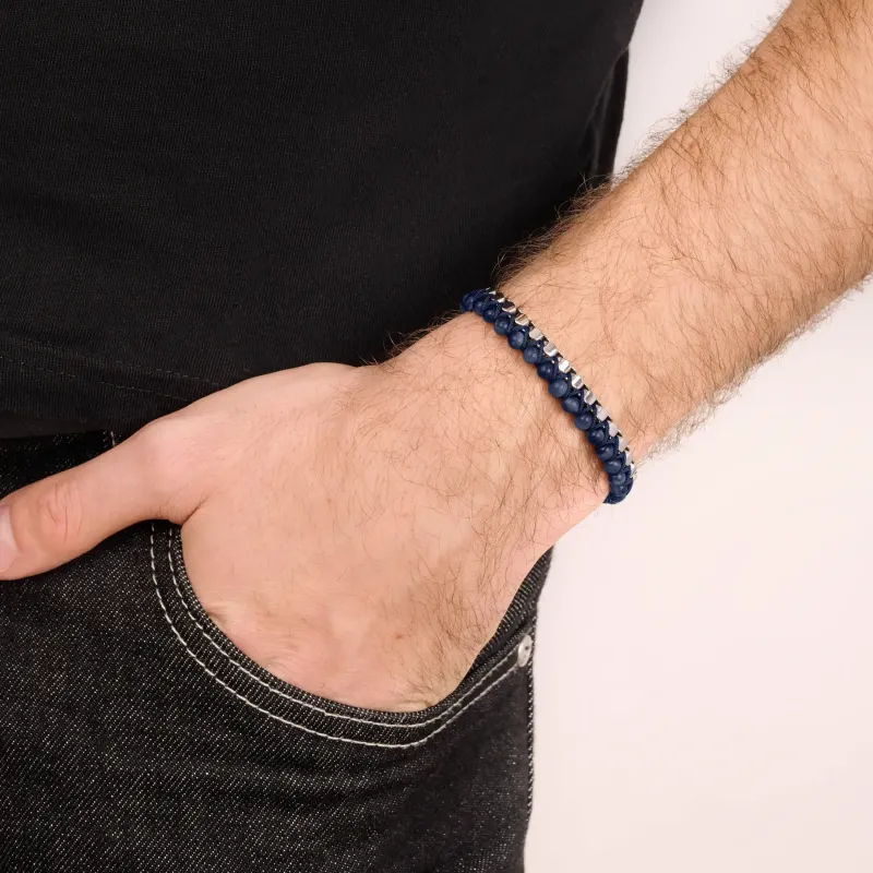 Pulsera Hombre Shadow Link Beads | Radiant