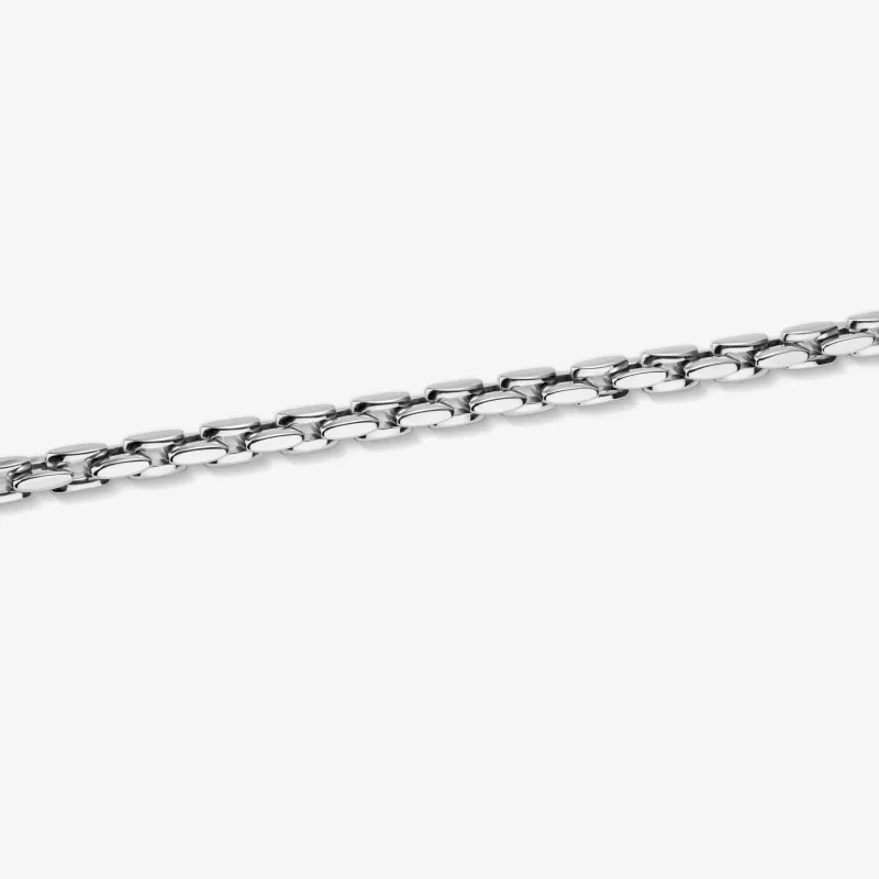 Pulsera Hombre Riviera Plateada | Radiant