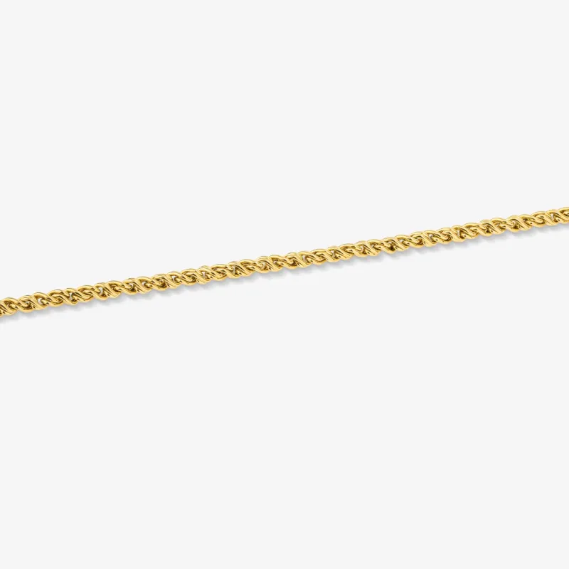 Pulsera Hombre Riviera Fina Dorada | Radiant