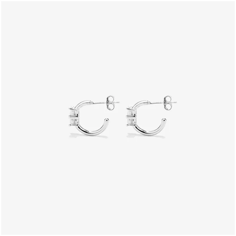 Pendientes de Aro Plata Circonita colección THE 21TH CENTURY Radiant