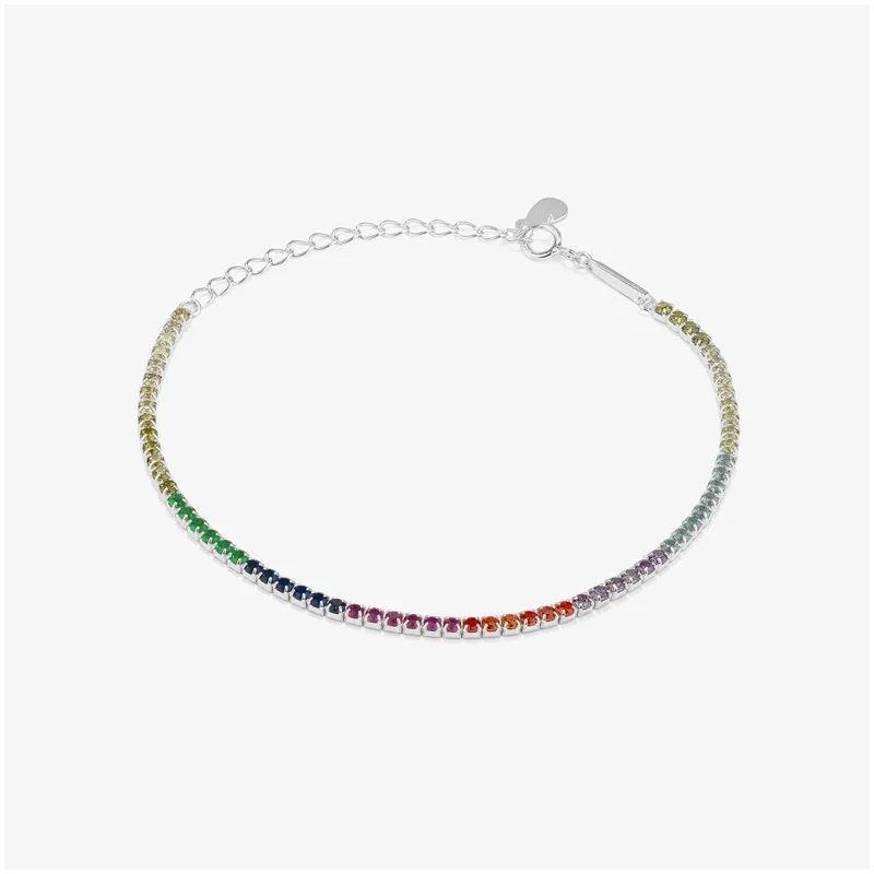 Pulsera Riviere Plata Colores colección FIRST CLASS Radiant
