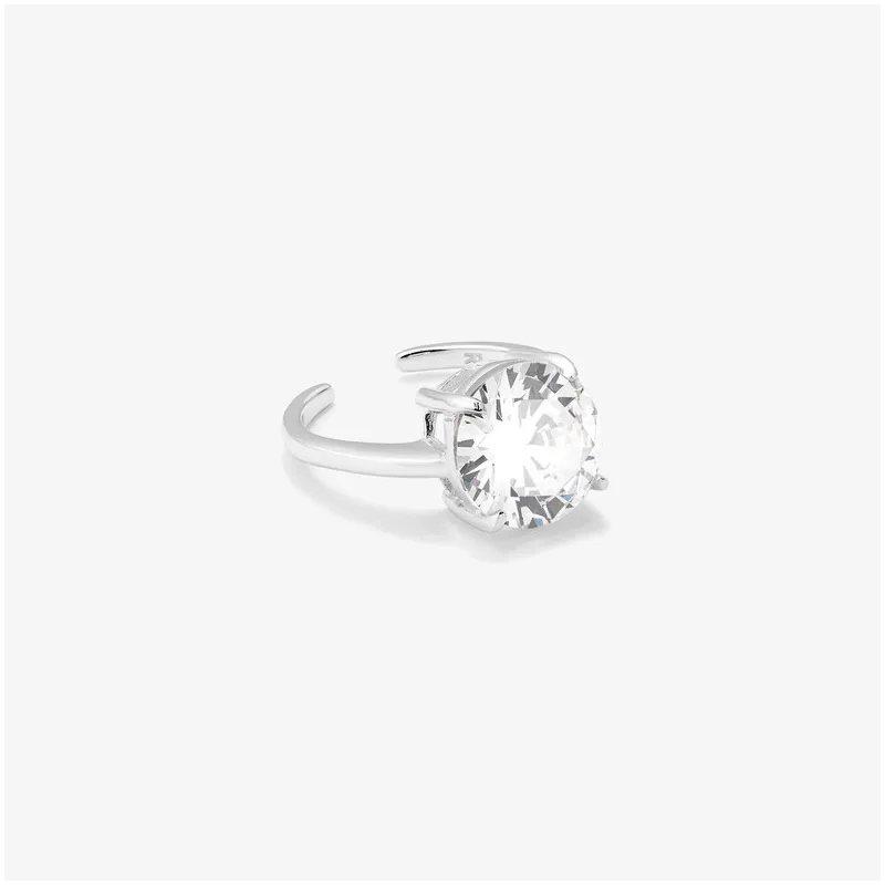Anillo de Plata Cristal Blanco colección FIRST CLASS Radiant