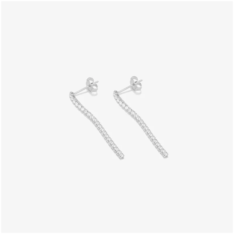 Pendientes de Plata Cristal colección FIRST CLASS Radiant