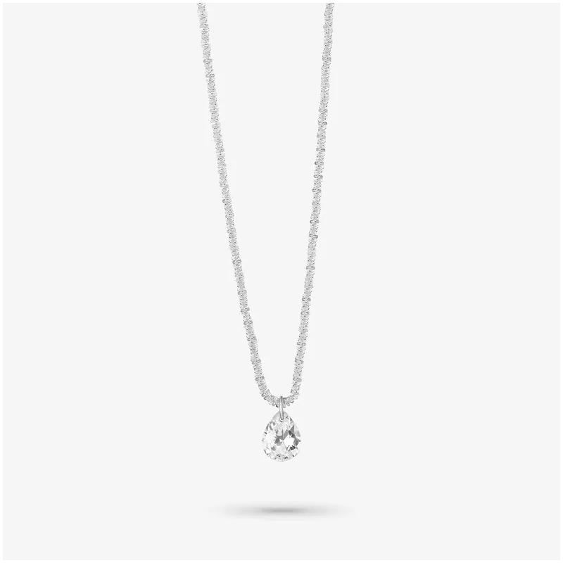 Collar de Plata Cristal Blanco colección FIRST CLASS Radiant