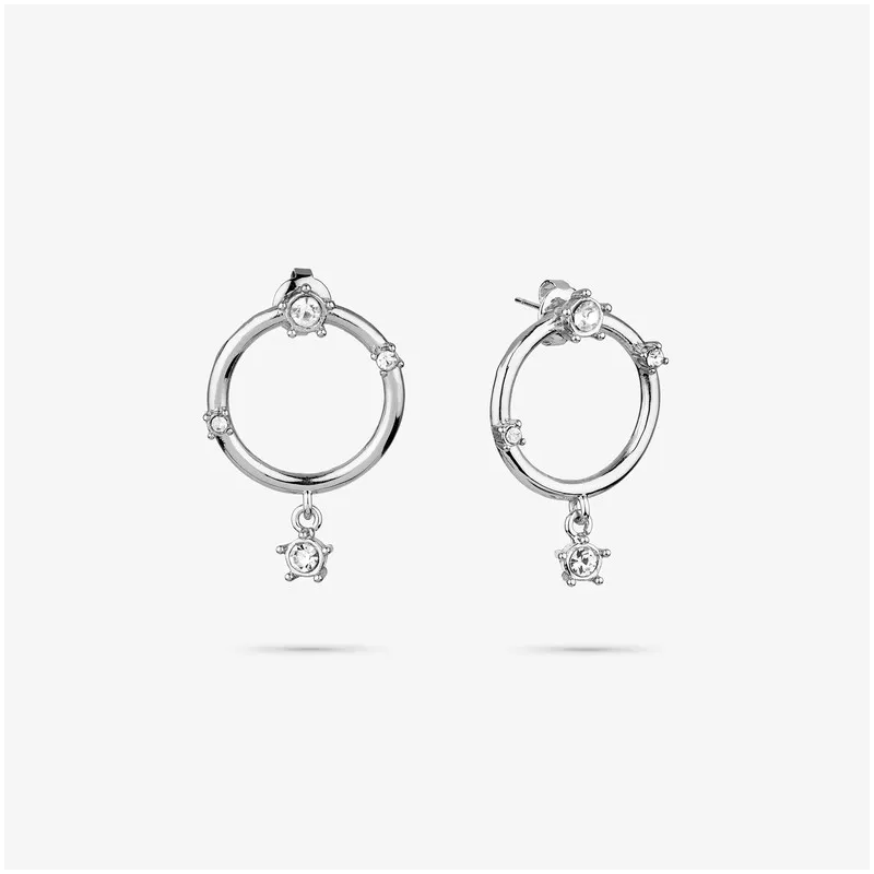 Pendientes Mujer Zendaya Plateados | Diseño Simple y Elegante