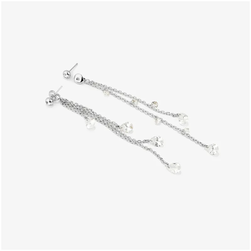 Pendientes Mujer Largos Myfair Plateados | Diseño Elegante