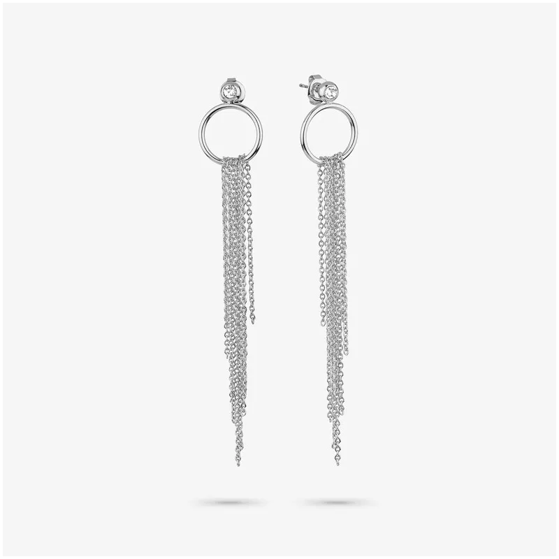 Maxi Pendientes Mujer Myfair Plateados | Diseño Audaz