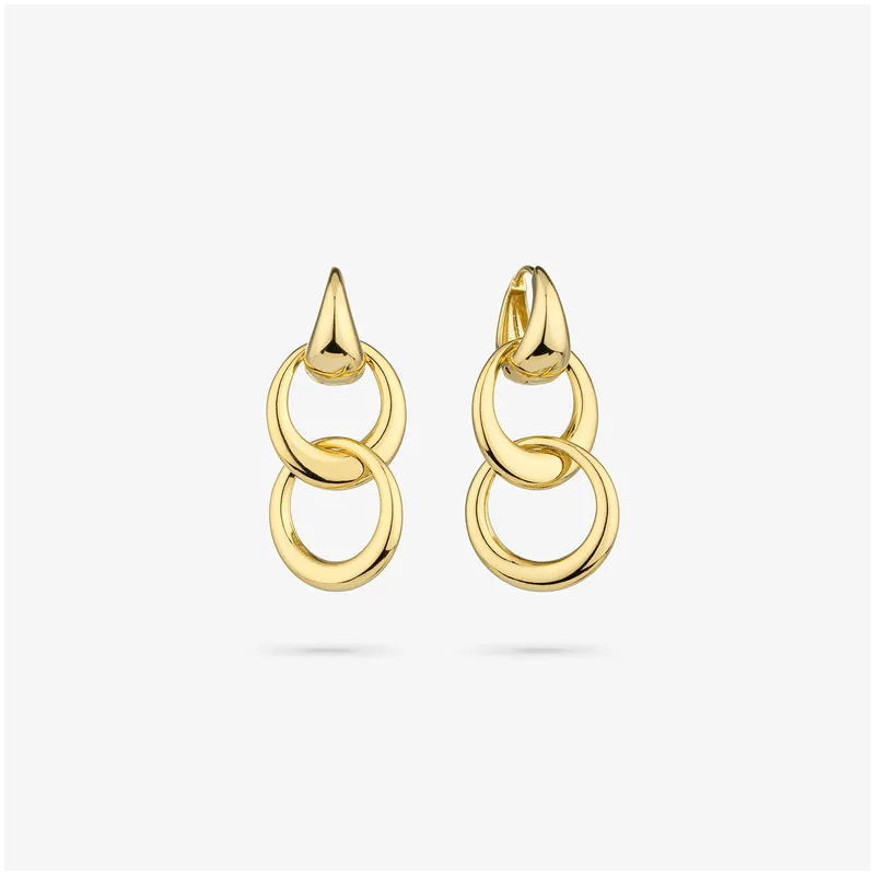 Pendientes Mujer Blair Dorado | Diseño Moderno en Acero Dorado
