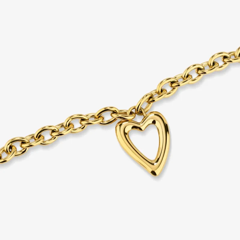 Collar Mujer Hearts Dorado | Radiant