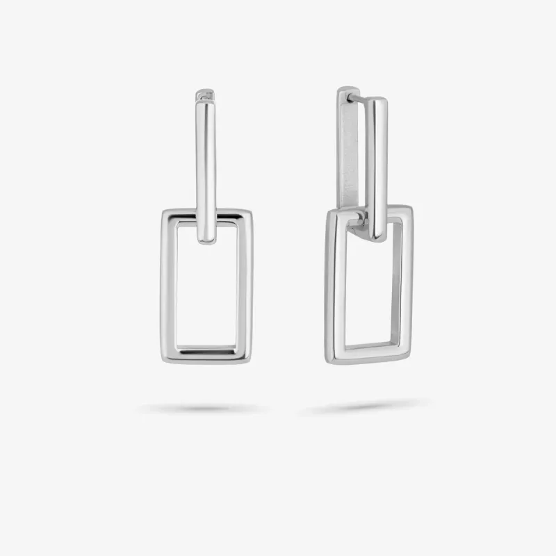 Pendiente Mujer Halle Plateado | Radiant