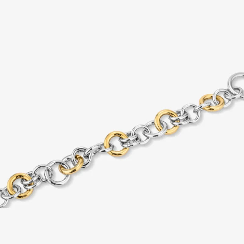 Pulsera bicolor mujer de acero inoxidable | Radiant