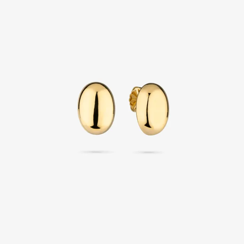 Pendientes dorados cortos mujer Soulmate | Radiant