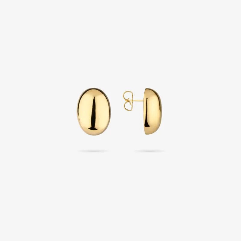 Pendientes dorados cortos mujer Soulmate | Radiant