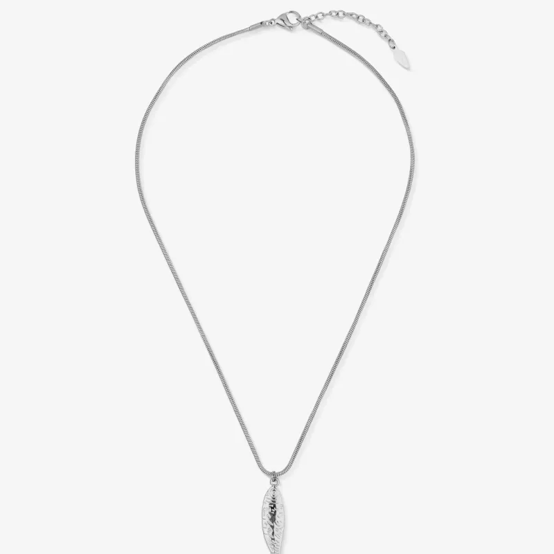 Collar plateado mujer pez marino | Radiant