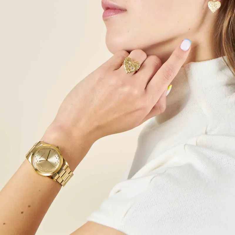 Reloj Mujer Fiji Champagne/Dorado