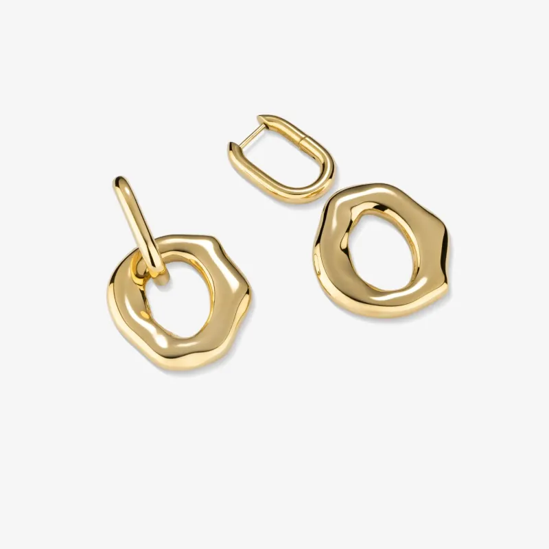 Pendientes Mujer Bubbles Dorado | Radiant