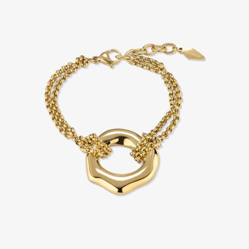 Pulsera Mujer Bubbles Dorado | Radiant