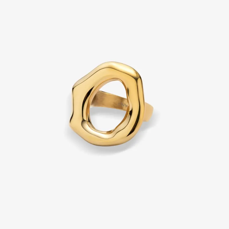 Anillo Mujer Bubbles Dorado | Radiant