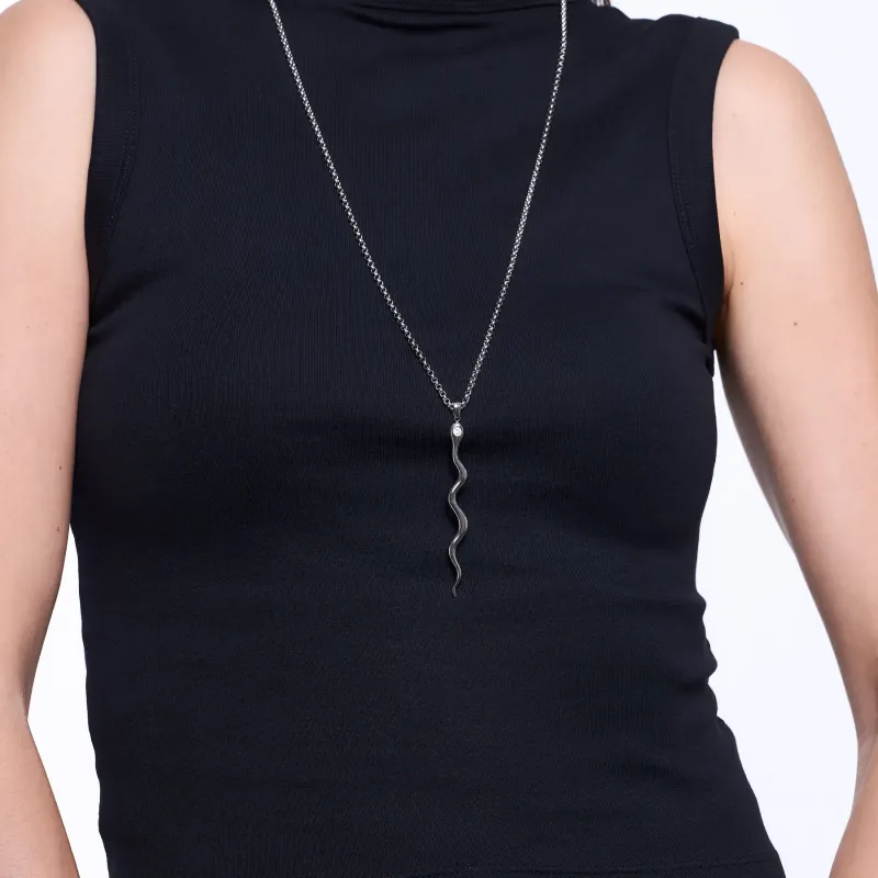 Collar Mujer Nature Plateado | Radiant