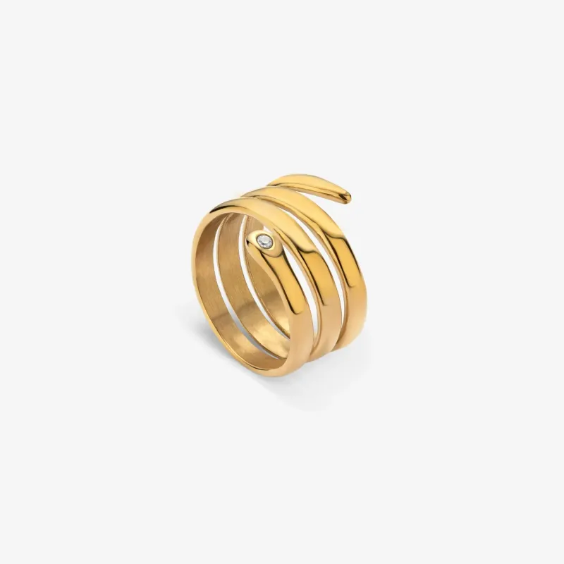 Anillo Mujer Nature Dorado | Radiant