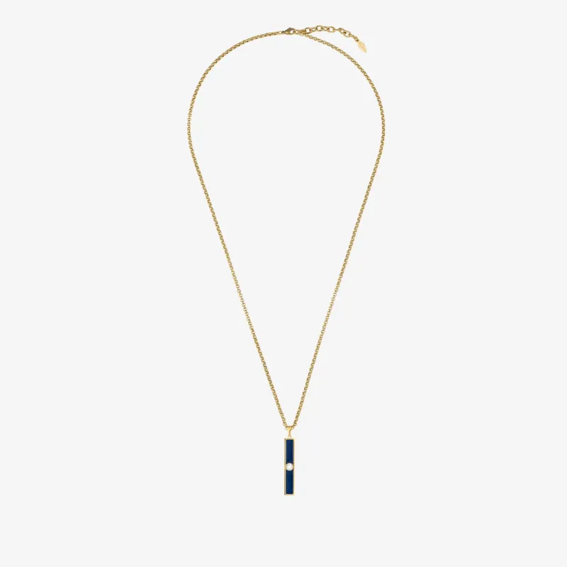 Collar Mujer Marrakech Dorado y Azul | Radiant