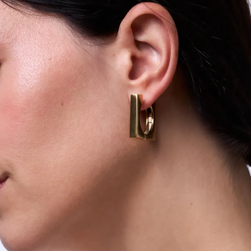 Pendientes Mujer Marrakech Dorado y Azul | Radiant
