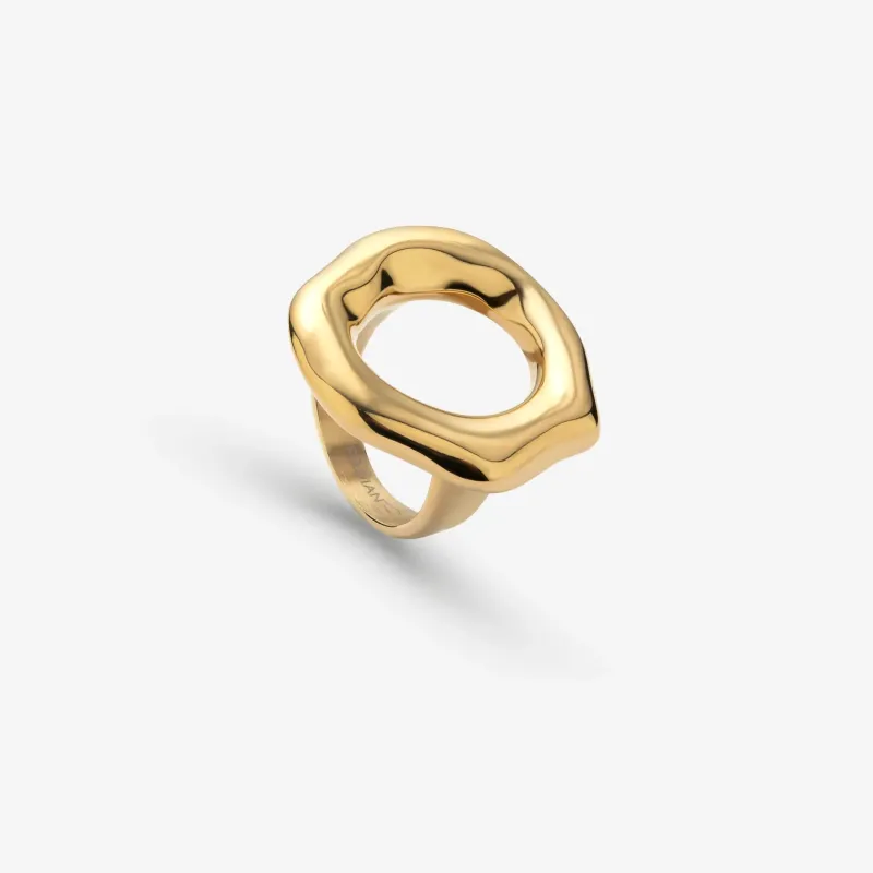 Anillo Mujer Bubbles Dorado | Radiant